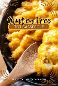 an image of gluten free tot casserole in a skillet