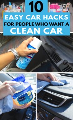 car hacks for people who want a clean car