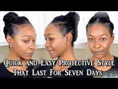 Find out how to do your protective styles including braids and twists right at home. Quick Protective Hairstyles, Quick And Easy Protective Hairstyles, Protective Styles For Relaxed Hair, Styles For Relaxed Hair, Quick Protective Styles, Easy Protective Hairstyles, Updo Cabello Natural, Natural Hair Color Brown