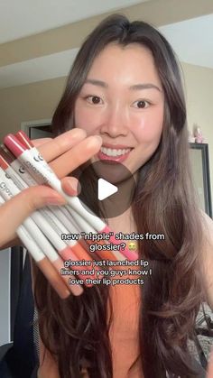 Hannah Cho, Lip Liner Shades, Glossier Lip, Lip Liners, Lip Products, June 17, Glossy Lips, Makeup Reviews, Lip Liner