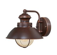 an old fashioned wall light on a white background