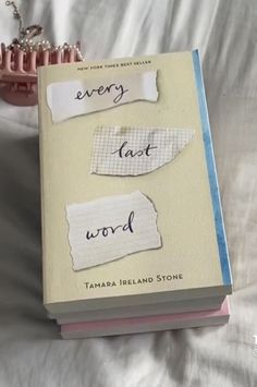 a book that has some writing on it