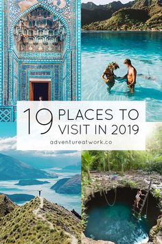 the top 10 places to visit in 2019