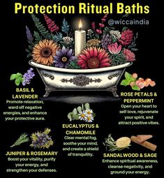 Witch Bath Salts, Witch Bath, Protection Rituals, Spiritual Cleansing Bath, Bath Rituals, Bath Salts Diy, Spiritual Bath, Bath Recipes