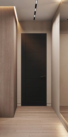 ERMI BLACK MATTE FRAMELESS BELLDINNI MODERN INTERIOR DOOR | Buy Doors Online Modern Interior Doors, Solid Interior Doors, Modern Interior Door, Invisible Hinges, Frameless Door, Timeless Interior Design, Spanish Modern, Pocket Door Hardware, Timeless Interior