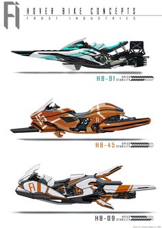 four different types of boats are shown in this graphic art work, including the hulls and