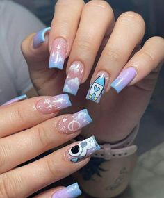 diseño de uñas muy kiut para cualquier ocasión Mickey Nails, Cute Nail Art Designs, Basic Makeup, Uñas Acrilicas, Toe Nail Designs, Nail Studio, Cool Nail Designs