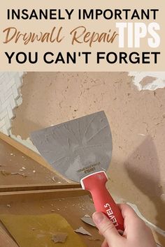 Patch walls drywall repair Diy Home Improvement Bathroom, Sheetrock Repair, Alternatives To Drywall, Cheap Renovations, Renovation Planner, How To Patch Drywall, Drywall Installation