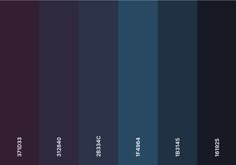 the color scheme for dark blue and purple