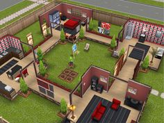 Sims Houses, Sims House Design, Los Sims, Free Play