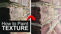 how to paint texture in photoshopped with the text, how to paint texture