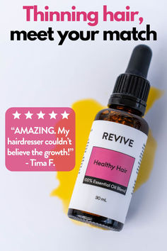 Thinning hair, meet your match. Hair Growth Oil. Scalp Oil For Hair Growth, Peppermint Geranium, Vintage Essentials, Haircuts Trendy, Growing Out Bangs, Atlas Cedar, Grow Thicker Hair, Rosemary Lavender, Essential Oils Health