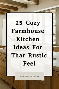 farmhouse kitchen Farmhouse Kitchen Update, Country Kitchen Ideas Rustic, Farmhouse Kitchen Not White, Farmhouse Kitchen Bar Ideas, Cottage Farmhouse Interior Design, White And Natural Wood Kitchen Farmhouse, Farmhouse Kitchen Flooring Ideas Wood, Ranch Kitchen Design, Kitchen Design Cozy