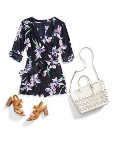 Stitch Fix Spring Resort Wear: Floral Romper Floral Romper, Up Girl, Style Profile, Resort Wear, Stitch Fix, Wedding Outfit