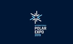 the international polar expo logo on a dark background