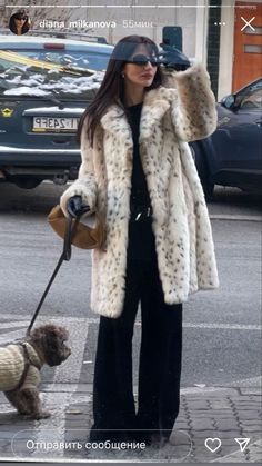 Russian Mob Wife Outfit, Russian Mob Wife Aesthetic, Faux Fur Coat Outfit, Faux Fur Jacket Outfit, Russian Mob, Slavic Aesthetic, Coat Aesthetic