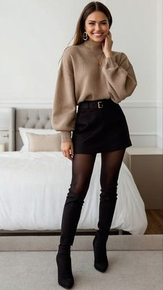 Classy Teen Outfits, Fall Fashion Looks, Aesthetic Wardrobe, Casual Date Night Outfit, Classy Teen