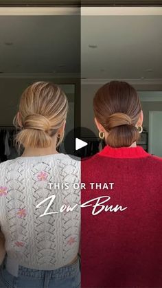 23M views · 1.2M reactions | Two versions of my wrapped low bun! Which season are you?! 🌞🍉☃️🧣

Comment SEASON below to receive a DM with the link to shop this post on my LTK! https://liketk.it/4WKrZ

#hair #hairtutorial #updo #hairstyles | Nichole Ciotti Aloe Vera Hair Mask, Twist Bun, Ponytail Bun, Creative Hair, Velvet Scrunchie, Long Hair Updo, Low Bun, Updo Hairstyles, Braided Bun