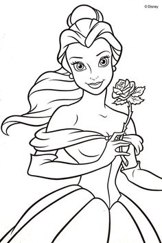 the princess from disney coloring pages