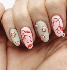 Spring Nail Designs 2023, Christmas Nail Ideas, Nail Art Gel, Spring Nail Designs, Cute Spring Nails, Christmas Gel Nails, Seasonal Nails, Spring Nail Art, Easter Nails