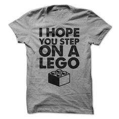 I Hope You Step On A Lego Lego Shirts, Lego T Shirt, Step On A Lego, Camper Shirt, Camping Humor, Diy Shirt, T Shirt Diy, Camping Shirt, Personalized T Shirts