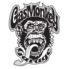 Gas Monkey Sticker Gas Monkey Garage Logo, Garage Logo, Monkey Stickers, Monkey Logo, Gas Money, Racing Art