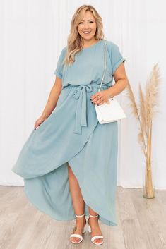 Leave 'Em Stunned Dress, Sage – Chic Soul Flowy Tie-waist Midi Dress For Brunch, Flowy Belted Midi Dress For Brunch, Flowy Maxi Dress With Tie Waist For Brunch, Chic Solid Color Dress With Tie Waist, Flowy Belted Maxi Dress For Brunch, Sage Midi Dress For Summer, Chic Sage Midi Dress For Spring, Sage Midi-length Summer Dress, Sage Midi Length Summer Dress