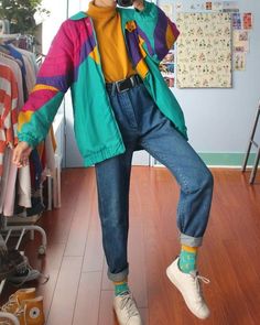 80s Fashion Women Dresses, 1980s Windbreaker Outfit, 80s Colorful Fashion, Colorful Streetwear Women, 80 Fashion Women Vintage 1980s Style, Gen Z Summer Fashion, 80s Magazine Fashion, 80s Fashion Skirts