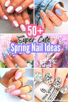 Fun Spring Nails 2024, Cute Spring Nail Ideas, Fun Spring Nails, Easter Themed Nails, Spring Nails Ideas, Hottest Nail Trends, Spring Nail Ideas, Festive Nail Art