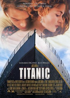 a movie poster for the film titanic