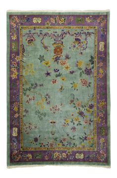 Early 20th Century Antique Chinese Art Deco Rug - 9′1″ × 11′8″ on Chairish.com Art Deco Carpet, Chinese Art Deco, Chinese Rug, Art Deco Rugs, Art Deco Rug, Fine Rugs, Traditional Rug, Antique Art Deco, Chinese Antiques