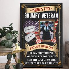 there's this grumpy veteran who lights up my life poster