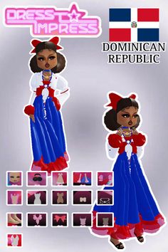 • 🏵️ • - #fyp #dti #dresstoimpress #dress #to #impress #roblox #dtiideas #aesthetic #outfitideas #dresstoimpressideas #idea #board #pin #robloxpin #robloxdti #robloxdresstoimpress Dominican Dress, Dress To Impress Holiday Break, Dominican Outfits, Retro Revival Dress To Impress, Dominican Republic Outfits, Rp Ideas, Dti Fits