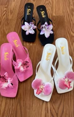 Elegant Wedding Party, Butterfly Orchid, Flower Heels, Party High Heels, Flower Shoes