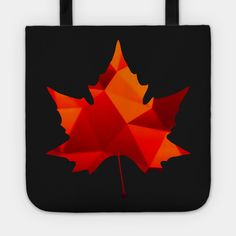 Celebrate your love of Canada with this fantastic fractal Maple Leaf print! -- Choose from our vast selection of tote bags to match with your desired size to make the perfect custom tote. Pick your favorite: Movies, TV Shows, Art, and so much more! Available in Single Sided Print or Double Sided Print in small, medium, and large. Perfect for work, class, the beach, and leisure. Leaf Print, Canada Flag, Custom Tote, Maple Leaf Tattoo, Maple Leaf, Country Flags, Tote Bags, The Beach