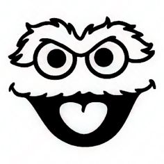 a black and white drawing of a face with glasses on it's eyes, smiling