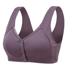 Wycnly Push Up Bra for Women Plus Size Open Closure Compression Wireless Bralette Ladies Seamless Full Coverage Full Figure Bras Sports Bra Pack Summer Saving Bras PLEASE NOTE: Our clothes all are designed for Asian figure,which means would be smaller than normal US sizes Colors may be slightly different depending on computer and monitor settings. Please check the Size Chart before order. If you are not sure the size, please send message to us. Product Description: Season:Spring,Summer,Fall,Wint Womens Bra, Full Bra, Fashion Everyday, Purple Bras, Bra For Women, Bra Size Charts, Summer Savings, Seamless Sports Bra, Plus Size Bra