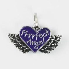 a purple heart with angel wings and the words frrrfest angel on it