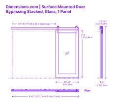 the diagram shows how to build a raised door and frame for an outdoor kitchen area