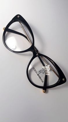 Chic Spectacles, Dolce And Gabbana Glasses, Unique Glasses Frames