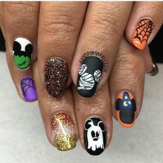 Halloween Nails Designs, Disney Inspired Nails