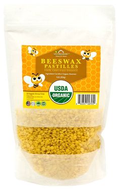 PRICES MAY VARY. 100% Pure & Organic, Packaged at GMP & USDA certified, clean facility in the U.S. Organic beeswax pellets are very easy to use and melt – no large blocks of bees wax to cut. Great for DIY Projects skin care products, lotions, Lip balm, Deodorant, Body Butter, Cream, Salve, and more. Organic Beeswax contains Vitamin A and provides long-term skin moisturizing, reducing wrinkles and age spots without clogging up pores. Excellent Beeswax for Candle making, Soap making, Crayons, Furn Diy Candle Making Kit, Natural Bug Repellent, Candle Making Wax, Food Wraps, Candle Making Kit, Diy Candle, Lotion Bars, Cream Lotion, Diy Skin Care