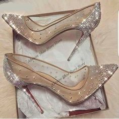 Kasut Pengantin, Tas Louis Vuitton, Spring Shoes Women, Beige High Heels, Crystal Pumps, High Heels Boots, Sparkle Shoes, Prom Heels, Grace Loves Lace