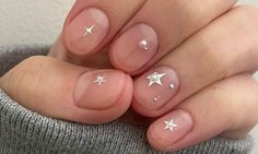 December Nail Designs, December Nails, Milky Nails, Hello Nails, Romantic Nails, Simple Gel Nails, Pretty Gel Nails, Soft Nails