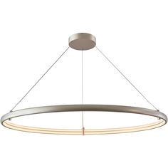 a circular light fixture hanging from the ceiling