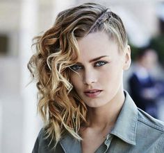 Half Mohawk, Mohawk Hairstyle, Hair Upstyles, Long Hai, Hair Blog, Undercut Hairstyles, Braiding Hair