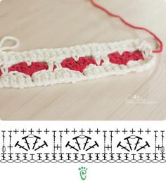 the crochet pattern is being displayed on an iphone screen, and it appears to be in progress