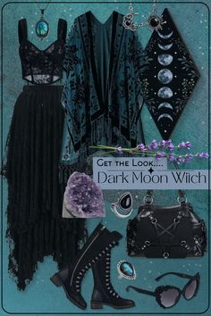 Dark Floral Clothes, Witchy Business Casual, Dark 70s Aesthetic, Forest Witch Aesthetic Fashion, Witchy Fashion Modern Witch, Witch Lookbook, Wiccan Outfits, Witch Outfits Aesthetic, Casual Witch Outfit