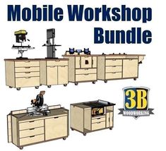 the workbench is ready to be assembled and put into place for use on mobile workstations