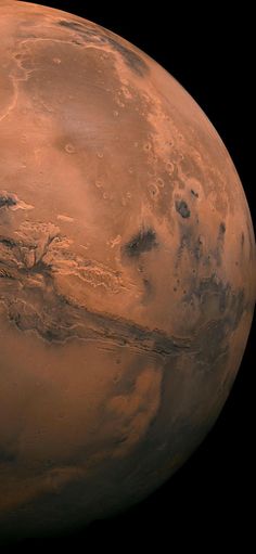 an image of the planet mars taken from space